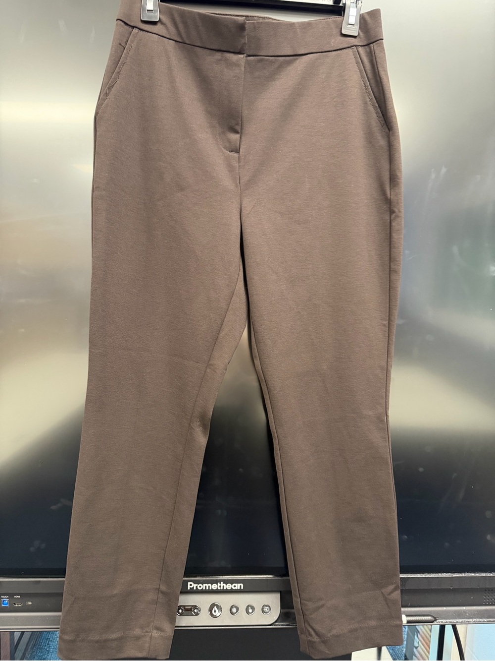 Banana Republic Brown Women’s Stretch Dress Pants Size 8 Slim Straight